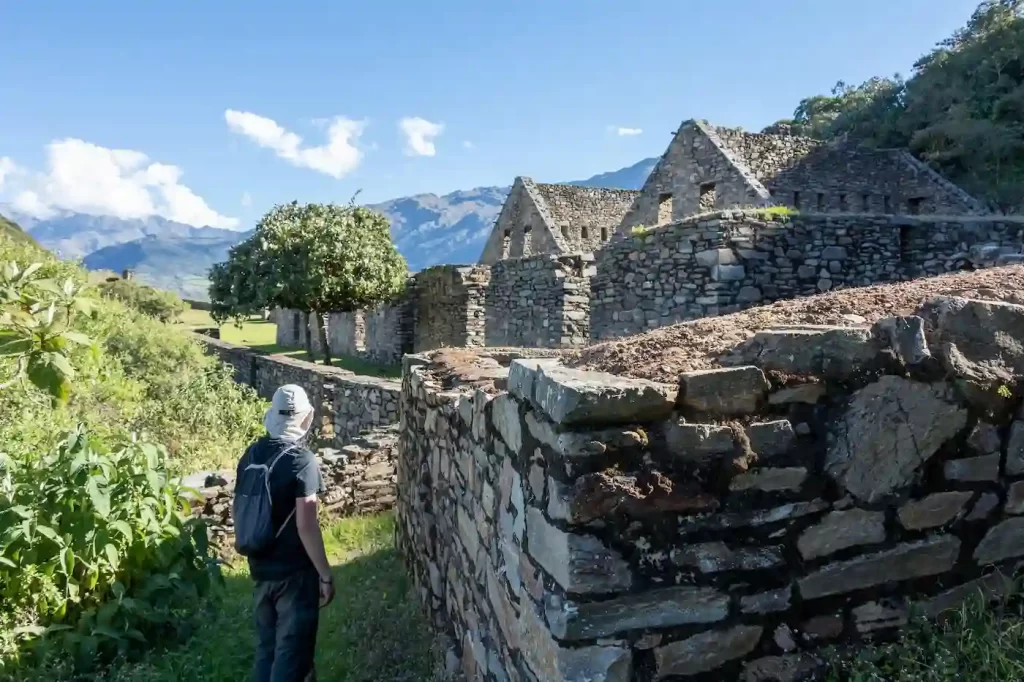 persona haciendo el choquequirao trek