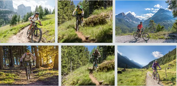 varios lugares para hacer ciclismo de montaña