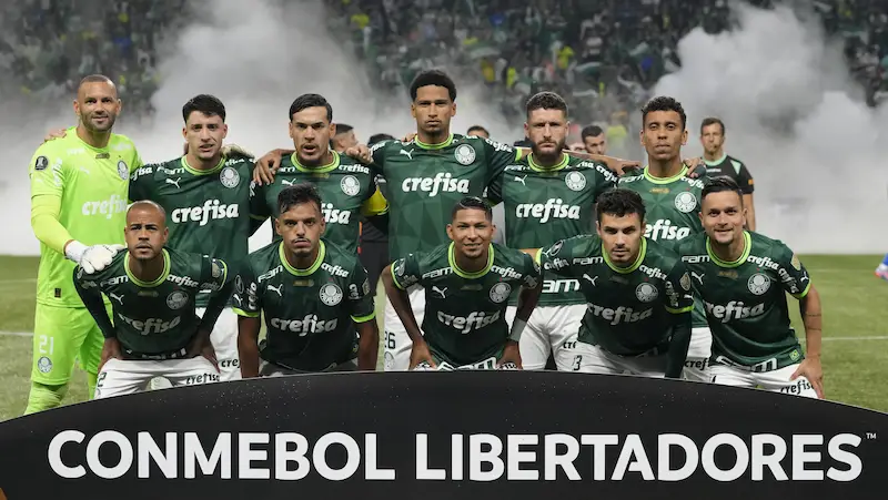 Foto grupal del equipo de Palmeiras