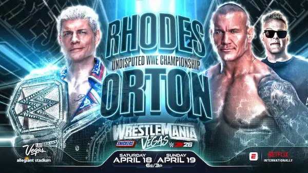 Cody Rhodes vs Randy Orton en WrestleMania 42 lucha estelar entre luchadores de WWE