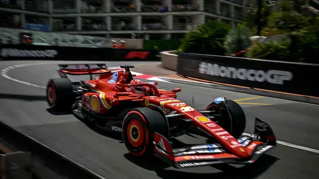 auto en el gp monaco