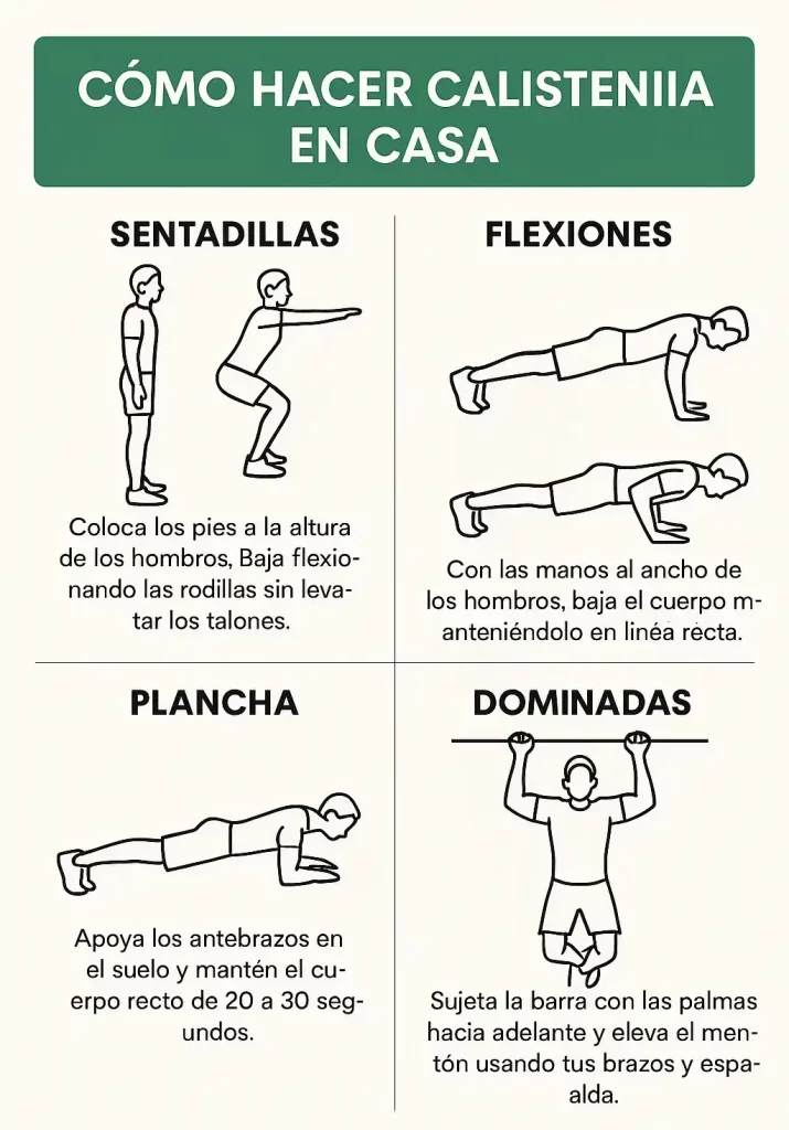 Ejercicios de calistenia avanzados