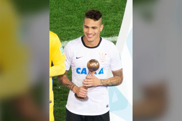 Paolo Guerrero con el Corinthians en el Mundial de Clubes 2012